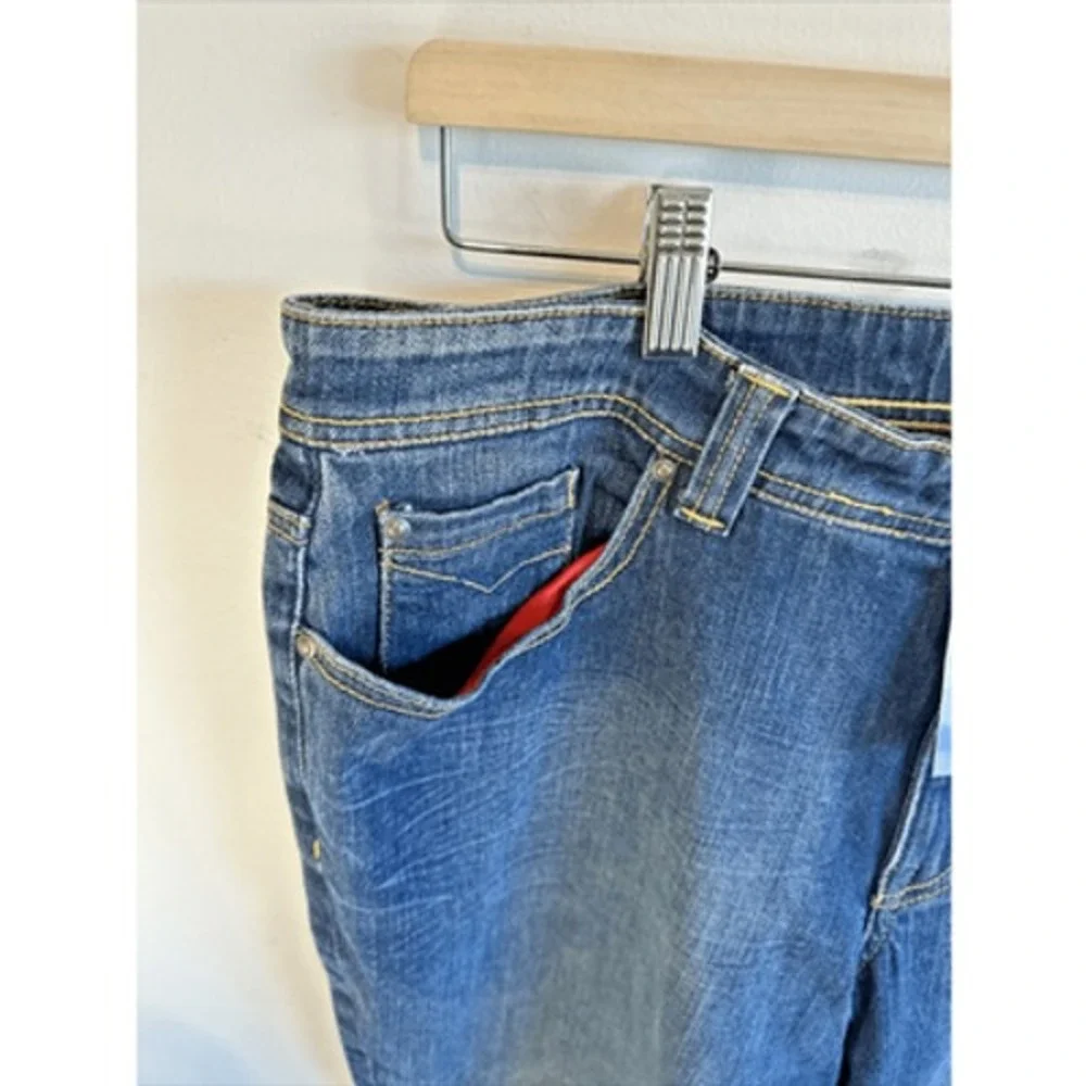 Venezia By Lane Bryant Wide Straight Leg Denim Jeans Women's Size‎ 18 - Picture 3 of 16